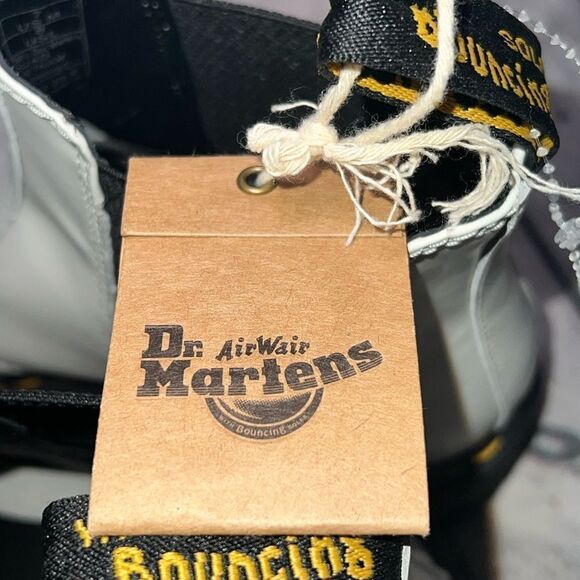 Doc Martens 2976 Quad White Chelsea Boots‎ Mens Size 7 - NEW WITH TAGS 💯🔥 - Picture 6 of 8